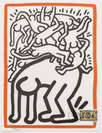 Fight AIDS Worldwide by Keith Haring at GallArt.com