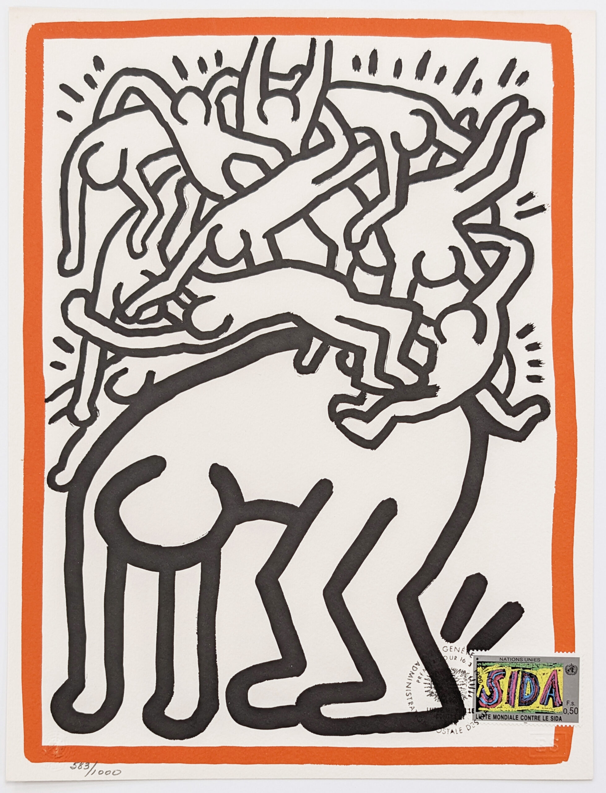 Fight AIDS Worldwide by Keith Haring