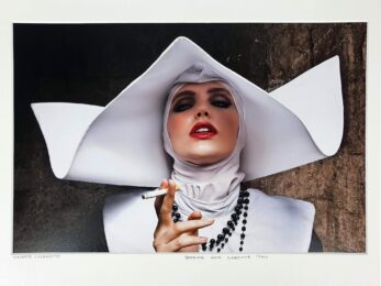 Smoking Nun, Cinecitta Italy by Formento x Formento at Michael Lisi/Contemporary Art