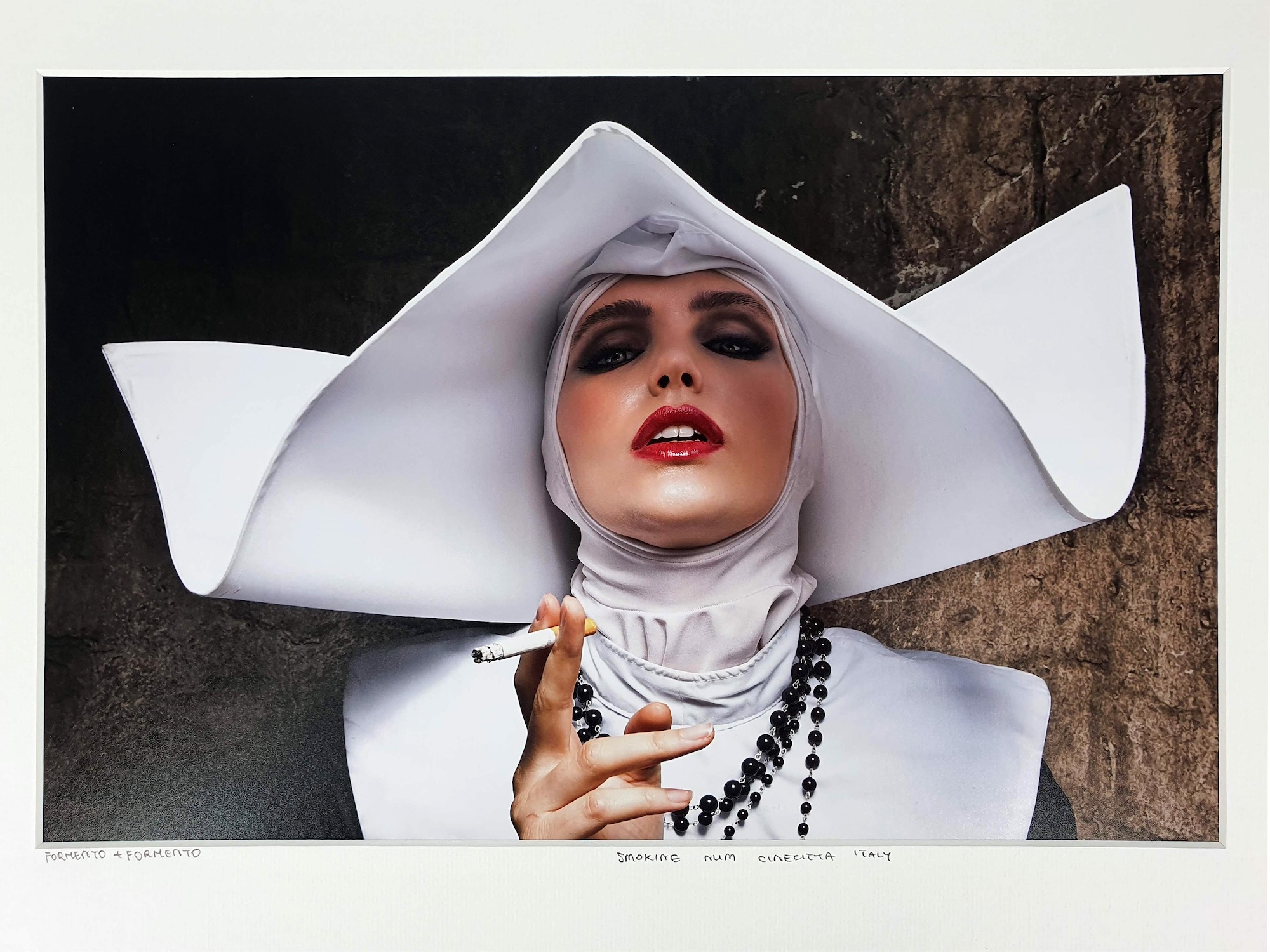 Smoking Nun, Cinecitta Italy by Formento x Formento