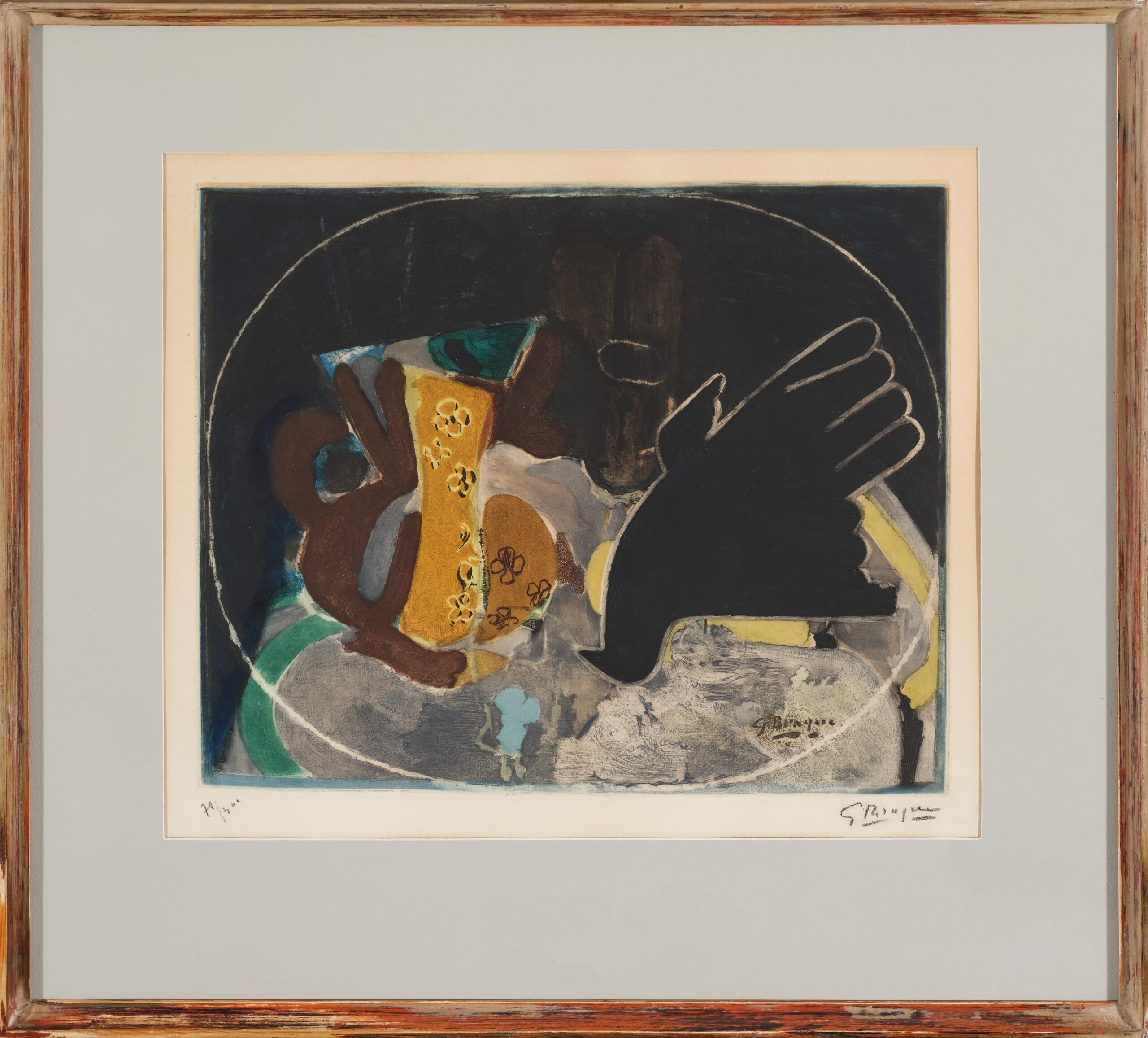Pichet et oiseau by Georges Braque