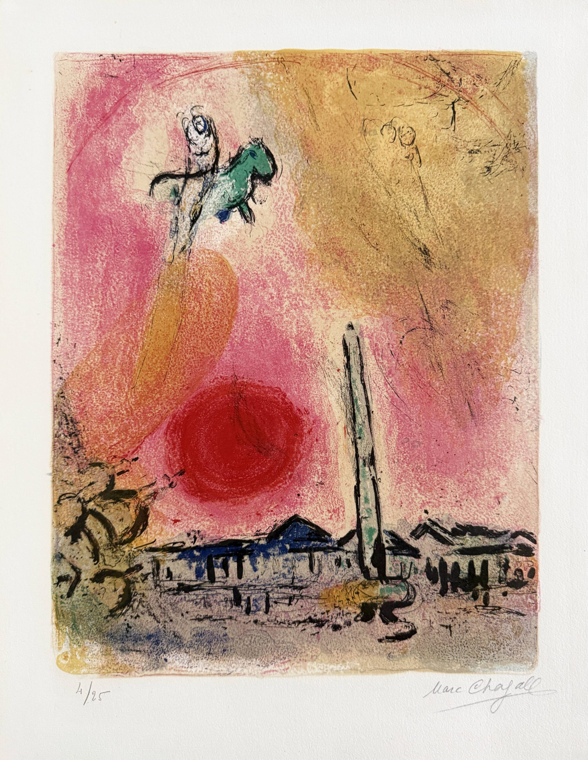 La place de la Concorde by Marc Chagall