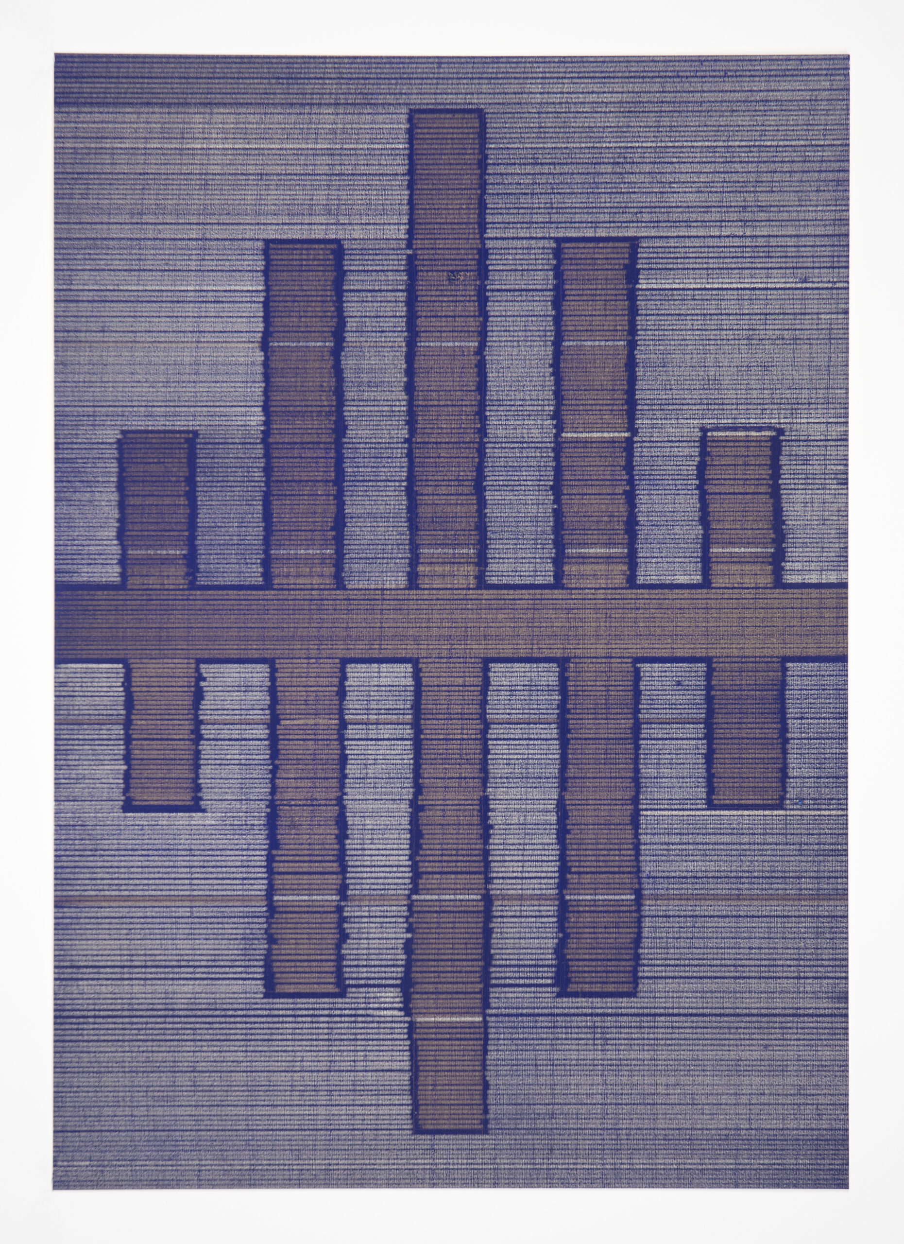 Iteration Blue IX by Jonathan Higgins