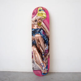 Seated Ballerina Skateboard by Jeff Koons at Dellasposa