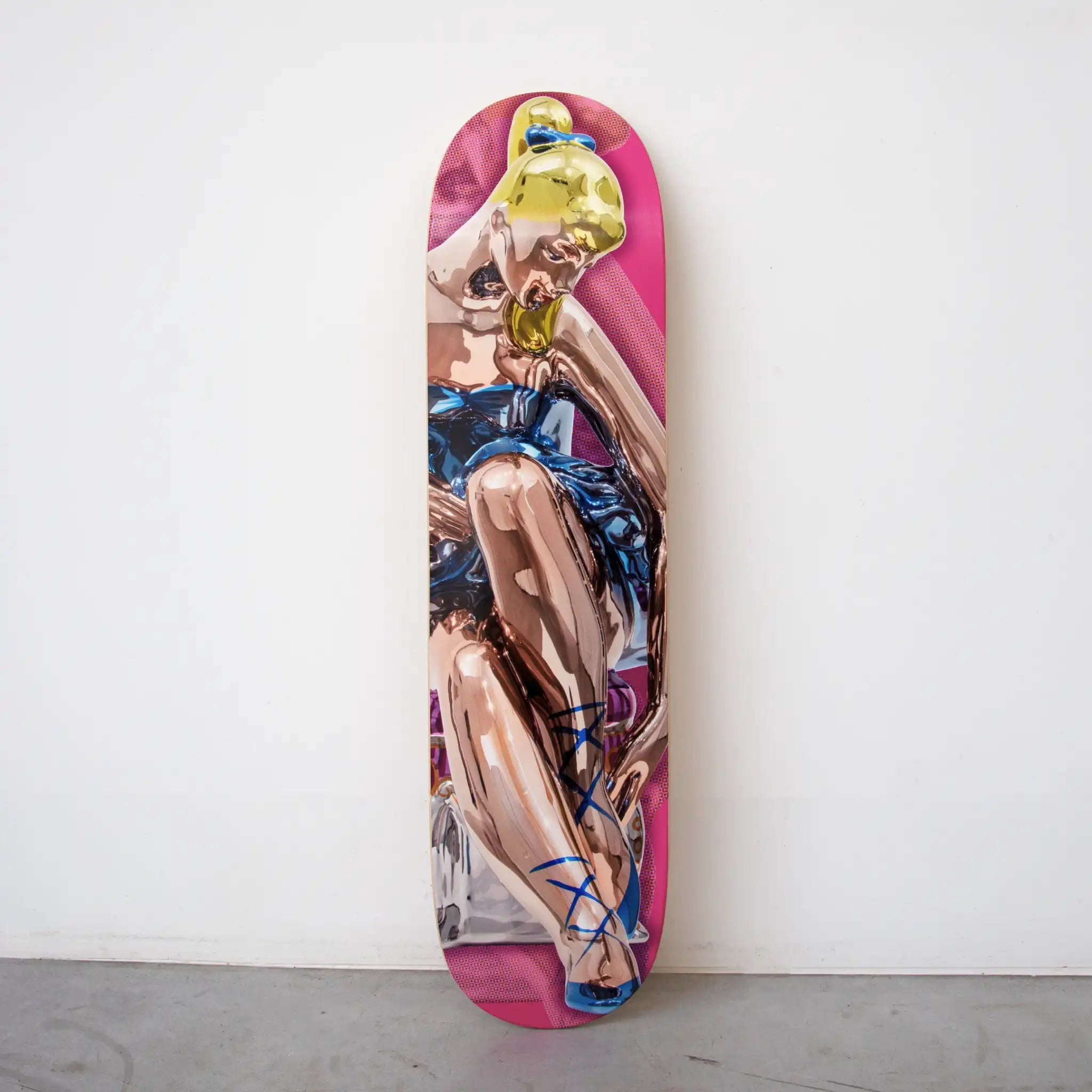Seated Ballerina Skateboard by Jeff Koons