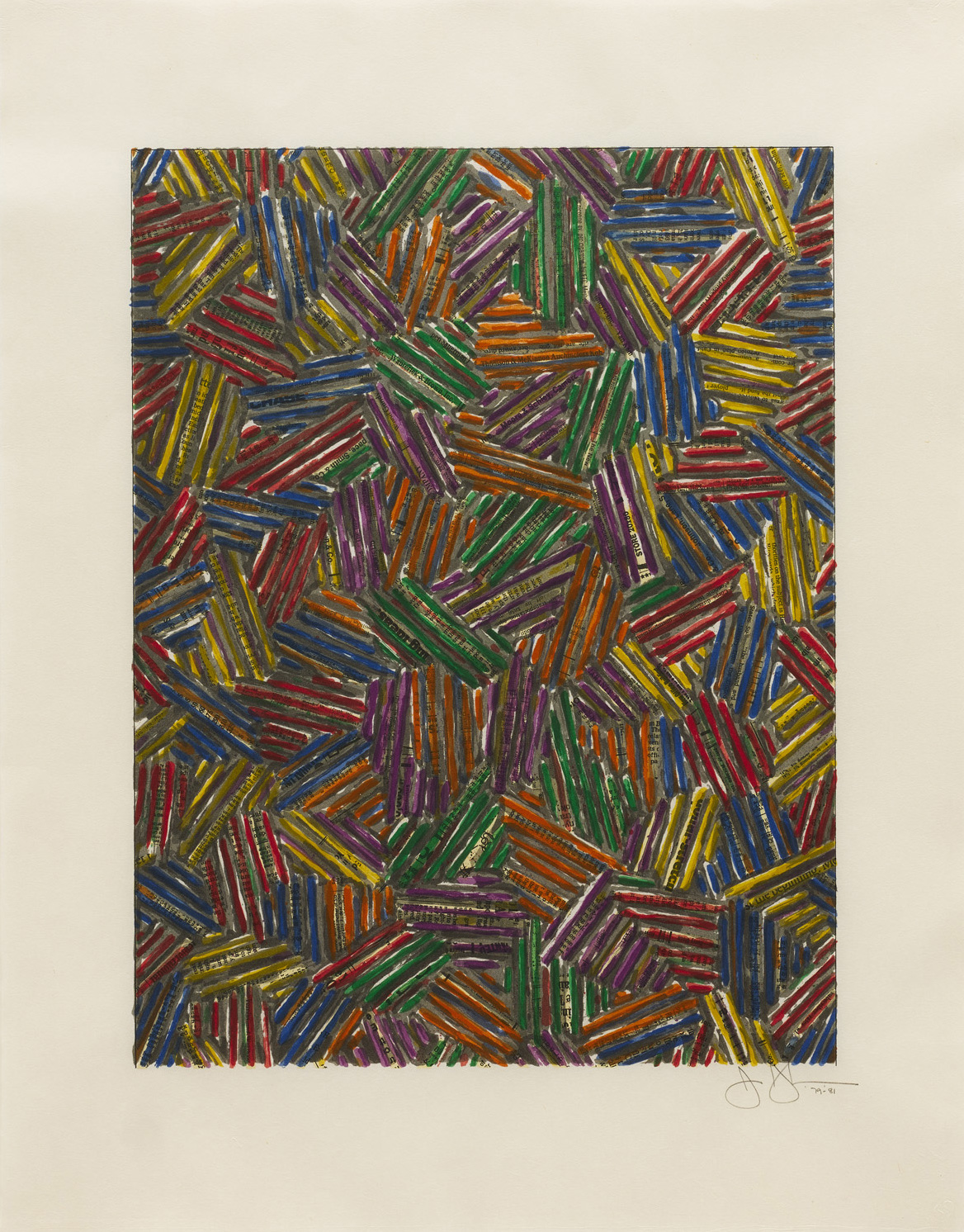 Cicada ii by Jasper Johns