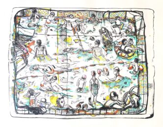 Swimmers by Kate McCrickard at D&S Fine Art Editions