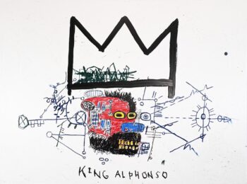 King Alphonso by Jean-Michel Basquiat at Hamilton-Selway Fine Art