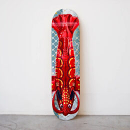 Lobster Skateboard by Jeff Koons at Dellasposa
