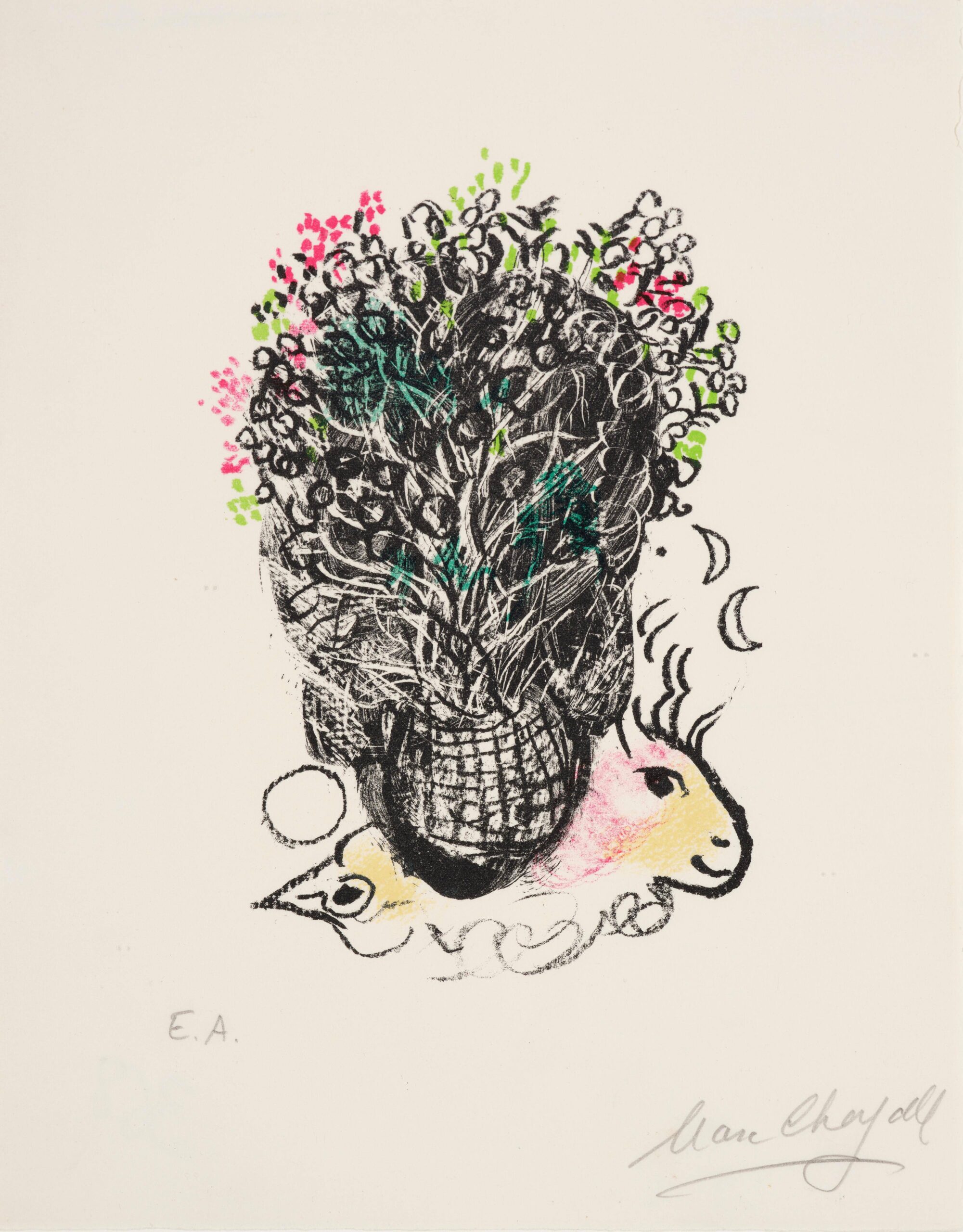 Bouquet pour Fernand by Marc Chagall