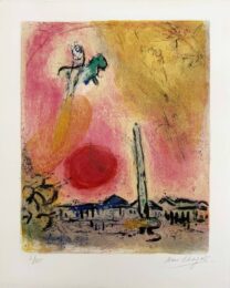 La place de la Concorde by Marc Chagall at Epicentrum Art Gallery
