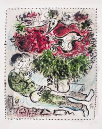 Le bouquet du peintre (The Painter’s Bouquet) by Marc Chagall at Epicentrum Art Gallery