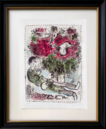 Le bouquet du peintre (The Painter’s Bouquet) by Marc Chagall at Epicentrum Art Gallery