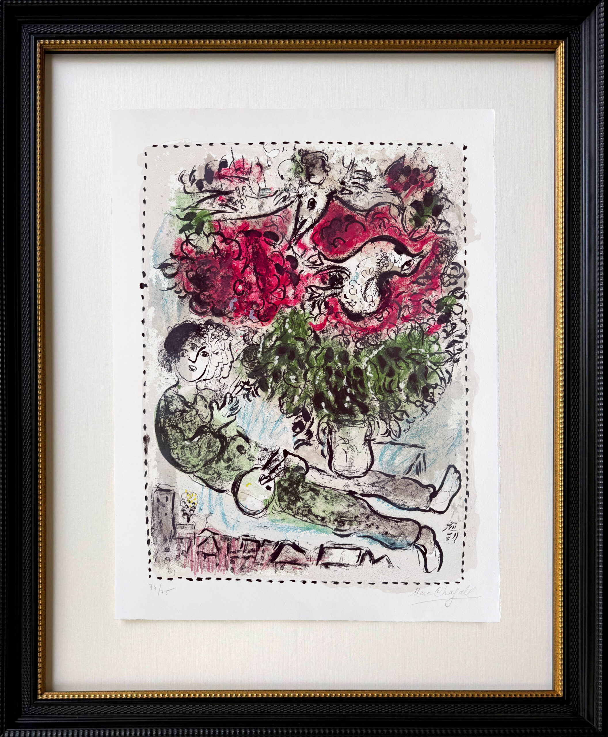 Le bouquet du peintre (The Painter’s Bouquet) by Marc Chagall