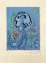 Le village bleu by Marc Chagall at Epicentrum Art Gallery