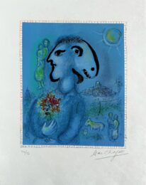 Le village bleu by Marc Chagall at Epicentrum Art Gallery