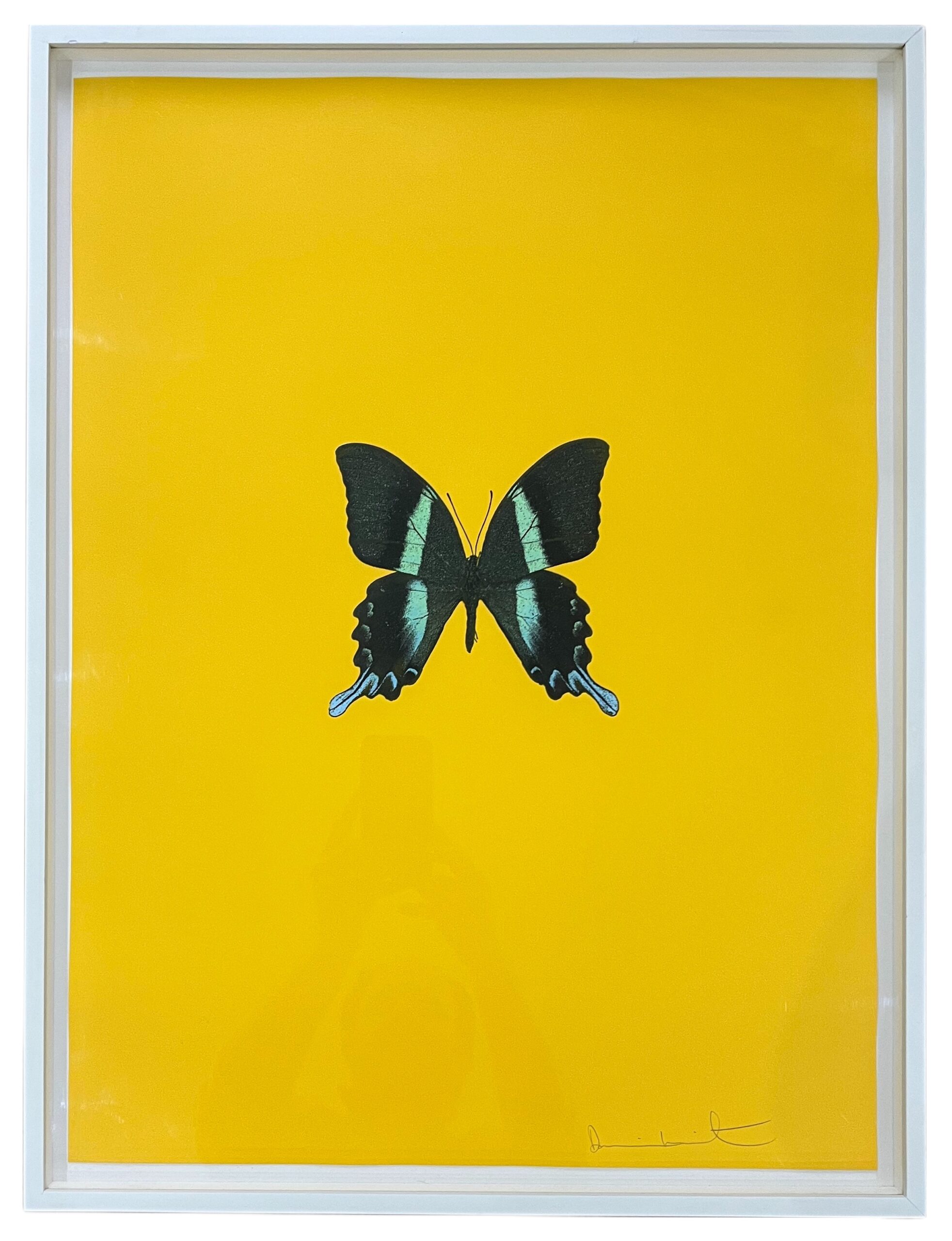 New Beginnings III [yellow] by Damien Hirst