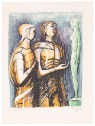 Minerva, Prometheus and Pandora by Henry Moore at Sims Reed Gallery (IFPDA)
