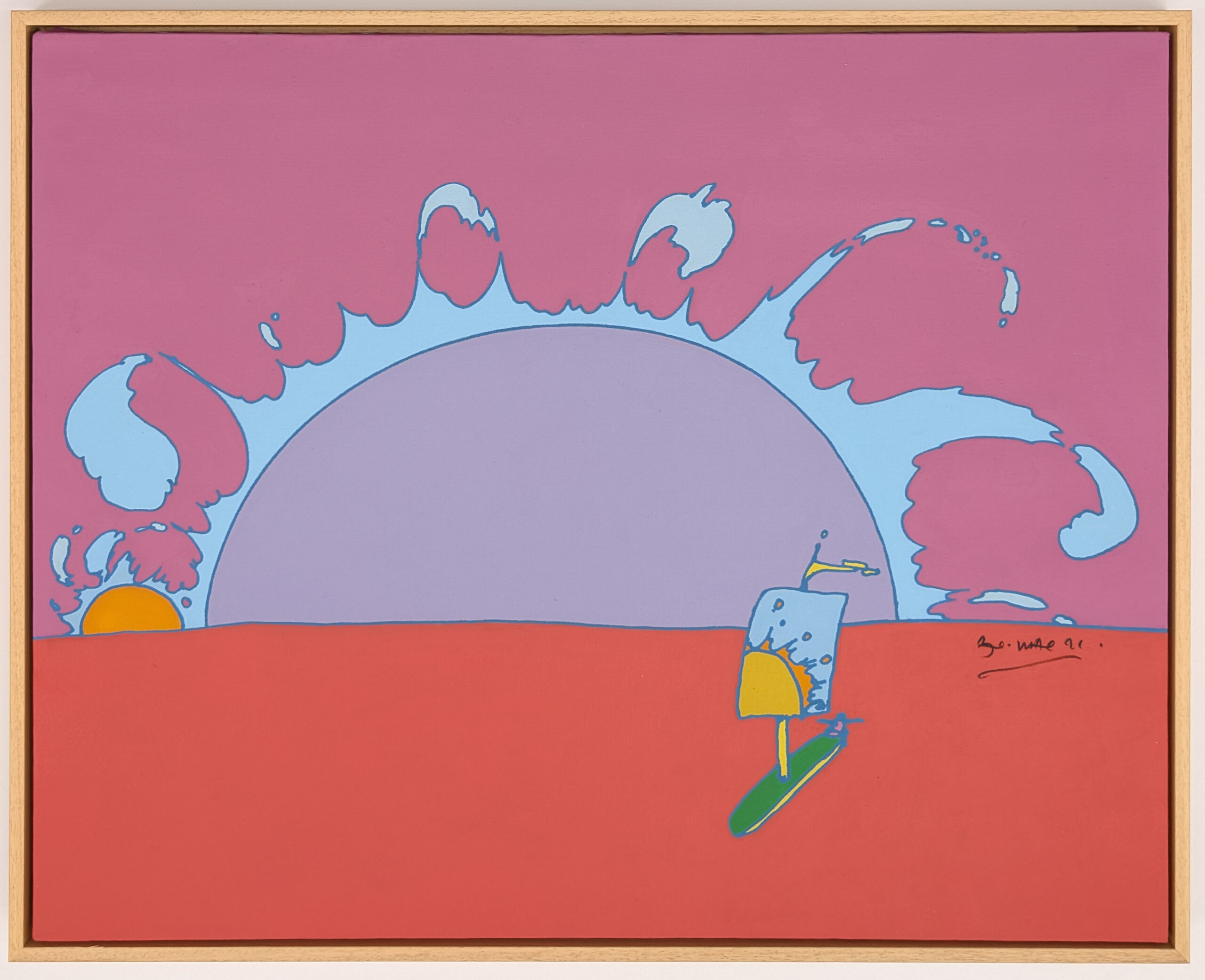 Sunset Sail by Peter Max