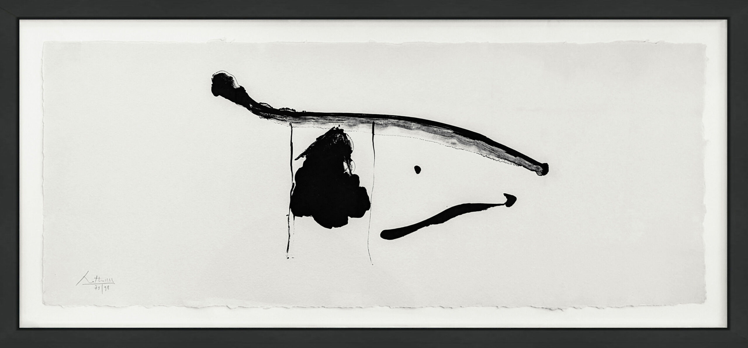 Black Concentrated (from the El Negro portfolio) by Robert Motherwell