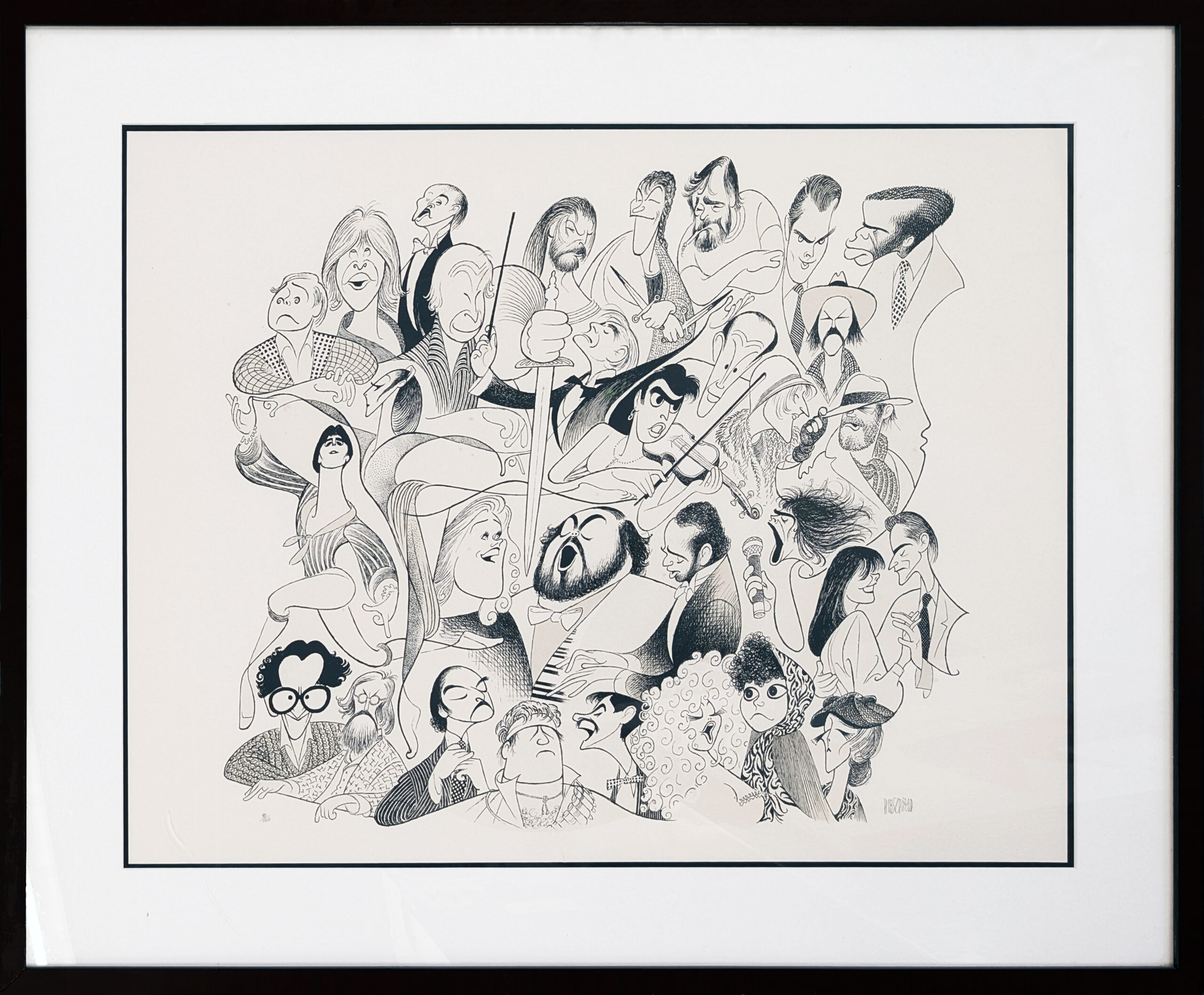New Season 1987-1988 by Al Hirschfeld