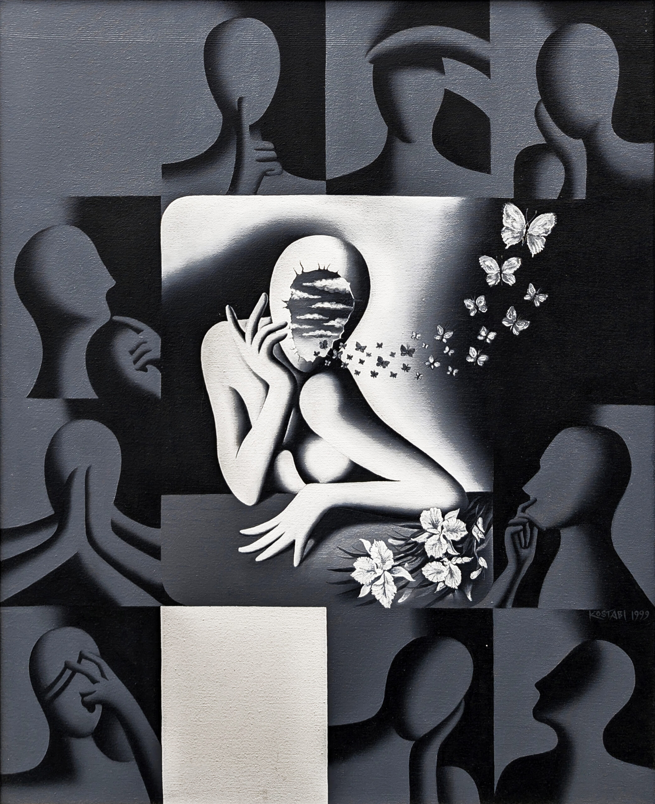 One Day My Soul Just Opened Up by Mark Kostabi