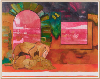 Lions (Ghost) by Peter Doig at Dellasposa