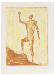 Prometheus on the Rock by Henry Moore at Sims Reed Gallery (IFPDA)