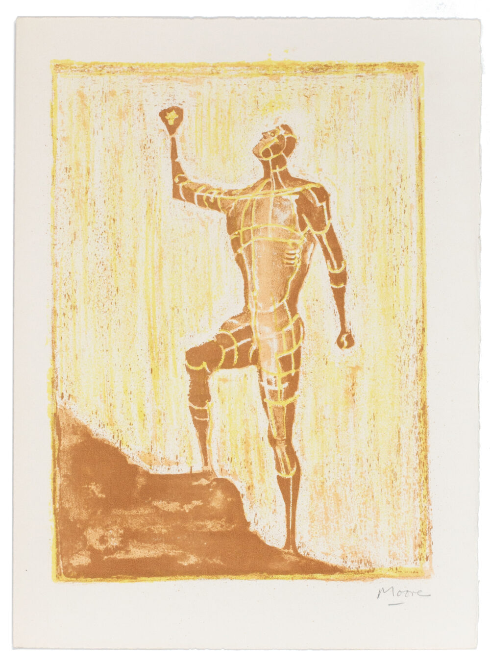 Prometheus on the Rock by Henry Moore