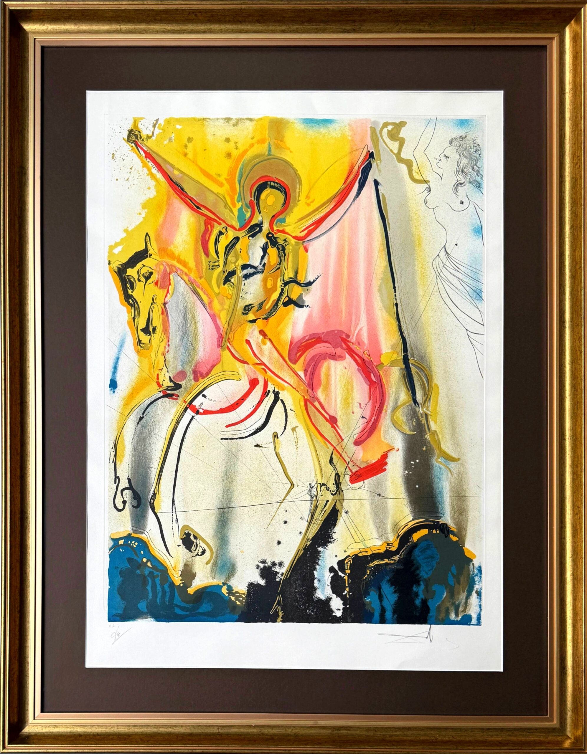 Le Cavalier Triomphant by Salvador Dalí