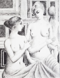 The Speech | Le discours by Paul Delvaux at Gilden's Art Gallery