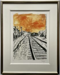 Train Tracks (orange) by Bob Dylan at Dellasposa