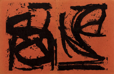 Untitled (The Song of the Border Guard) by Cy Twombly at Susan Sheehan Gallery