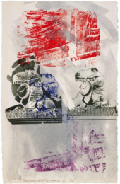 Chronosaur by Robert Rauschenberg at Gemini G.E.L. at Joni Moisant Weyl