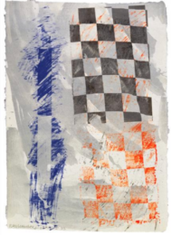 Grid Gull by Robert Rauschenberg at Gemini G.E.L. at Joni Moisant Weyl