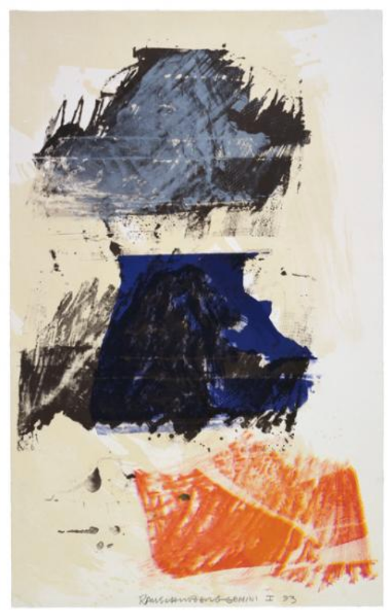 Lion Rhyme by Robert Rauschenberg