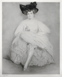 Lily Arena Assise (Seated) by Edgar Chahine at Annex Galleries