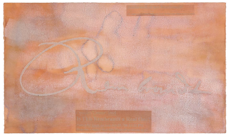 Signature II (Rembrandt) by Linda Schwarz ​