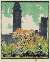 Madison Square by Gustave Baumann at Annex Galleries