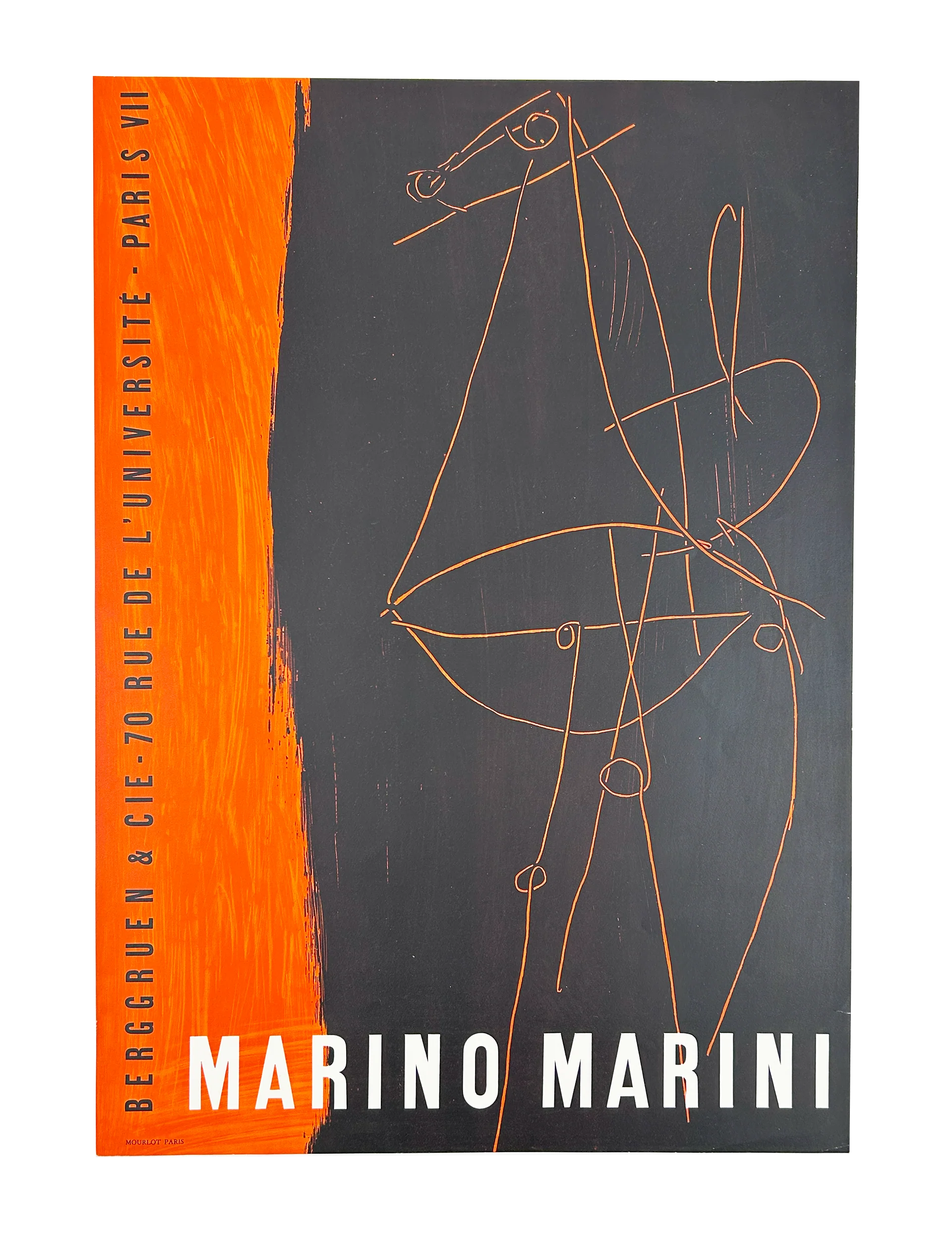 Berggruen & Cie, Paris, 1955 by Marino Marini