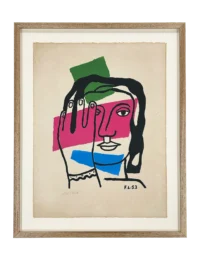 Head of a Woman by Fernand Leger at Hommage Art