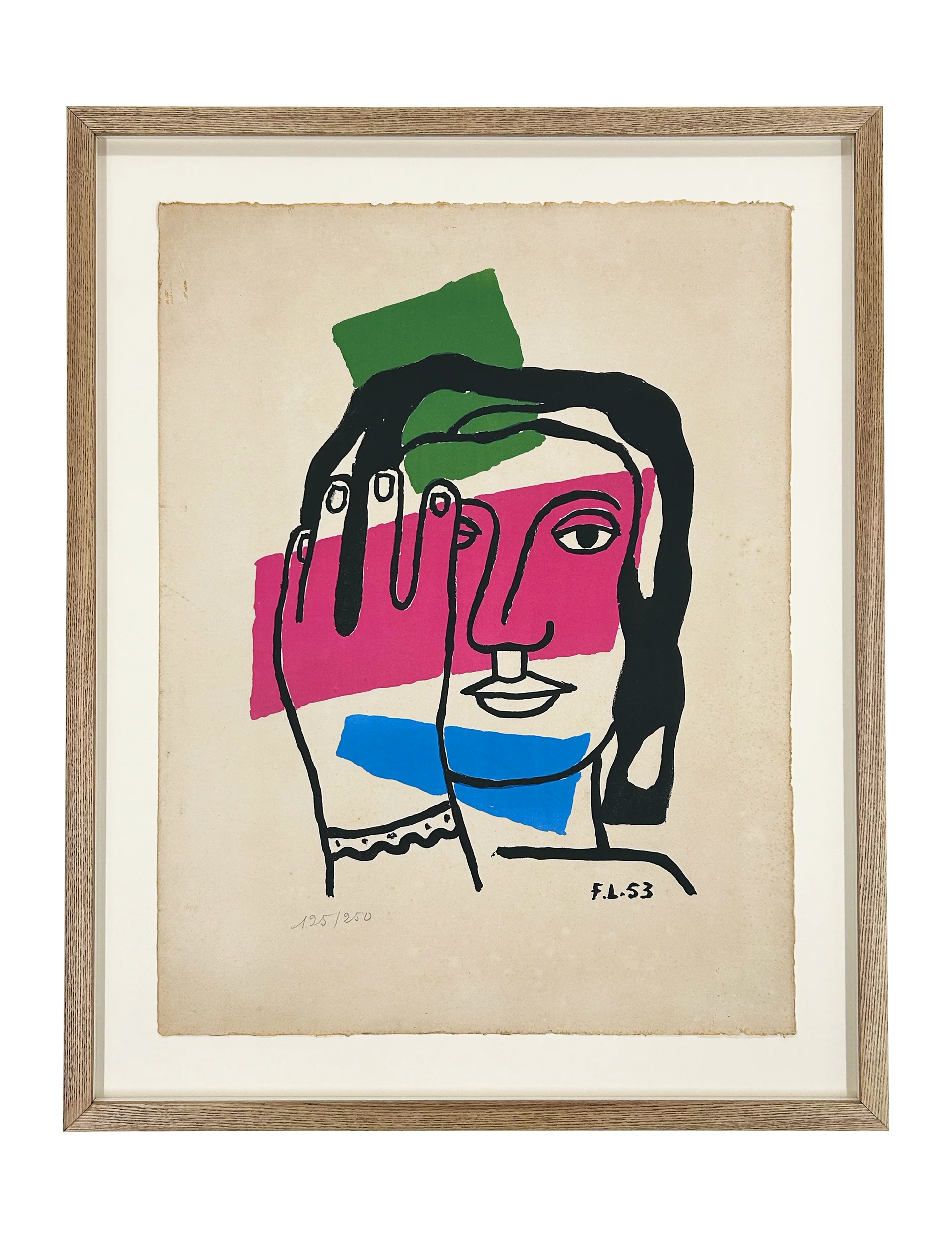 Head of a Woman by Fernand Leger