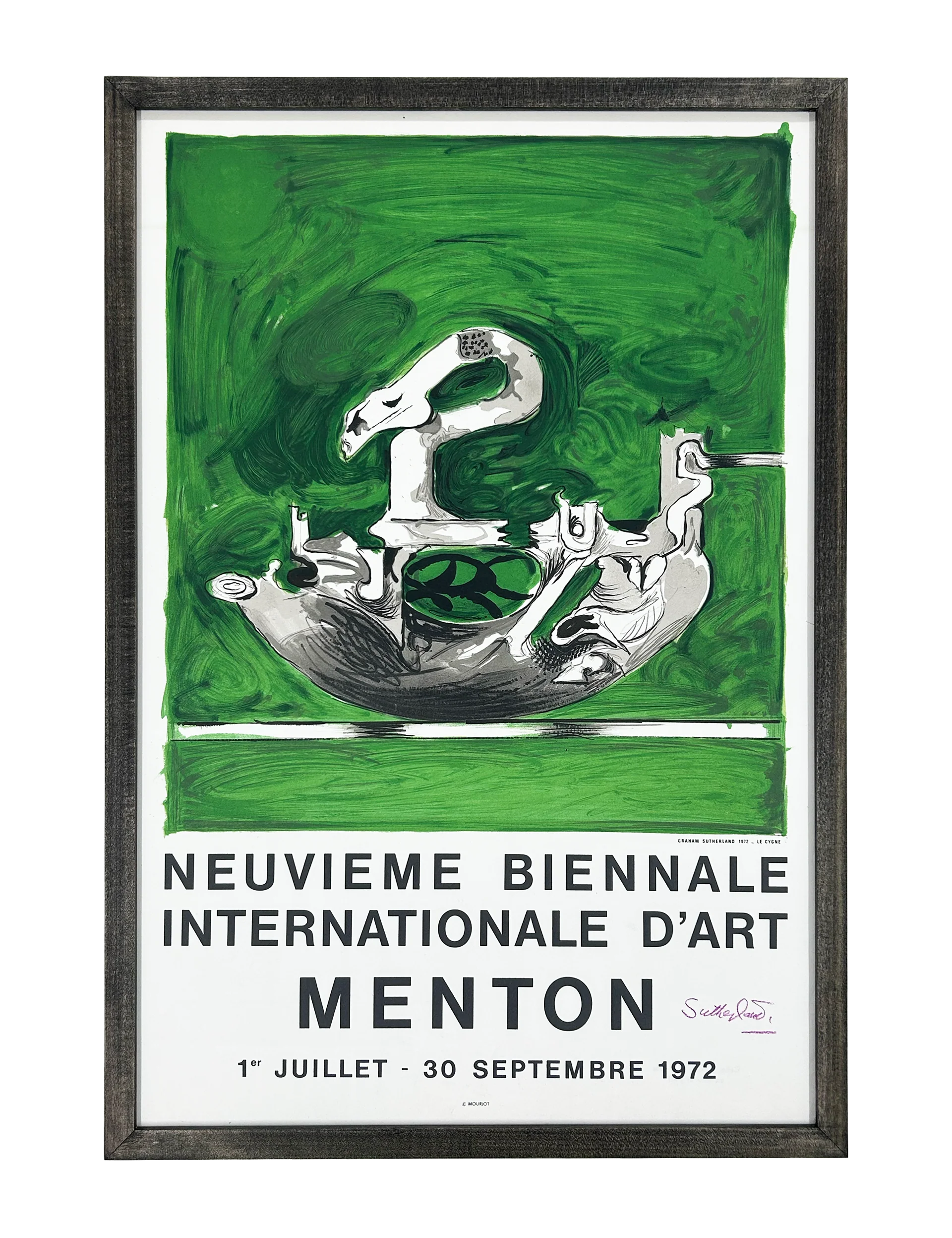 Neuvieme Biennale International D’Art, Menton, 1972 by Graham Sutherland