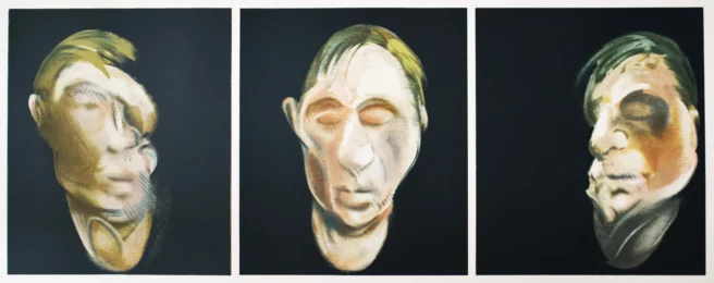 Three Studies for a Self-Portrait by Francis Bacon at Gilden's Art Gallery