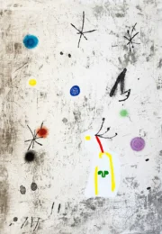 Figure and Stars III by Joan Miro at Gilden's Art Gallery
