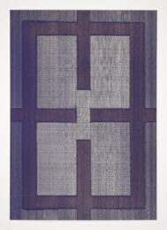 Iteration Blue IV by Jonathan Higgins at Manneken Press (IFPDA)