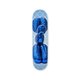 Blue Balloon Dog Skateboard by Jeff Koons at Dellasposa