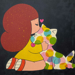 I want to kiss your heart, so I close my eyes. by Wisut Ponnimit at KIDO Press