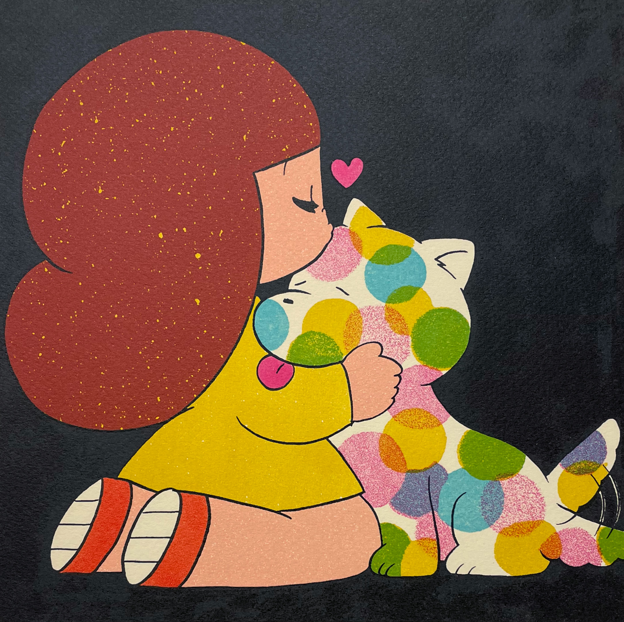 I want to kiss your heart, so I close my eyes. by Wisut Ponnimit