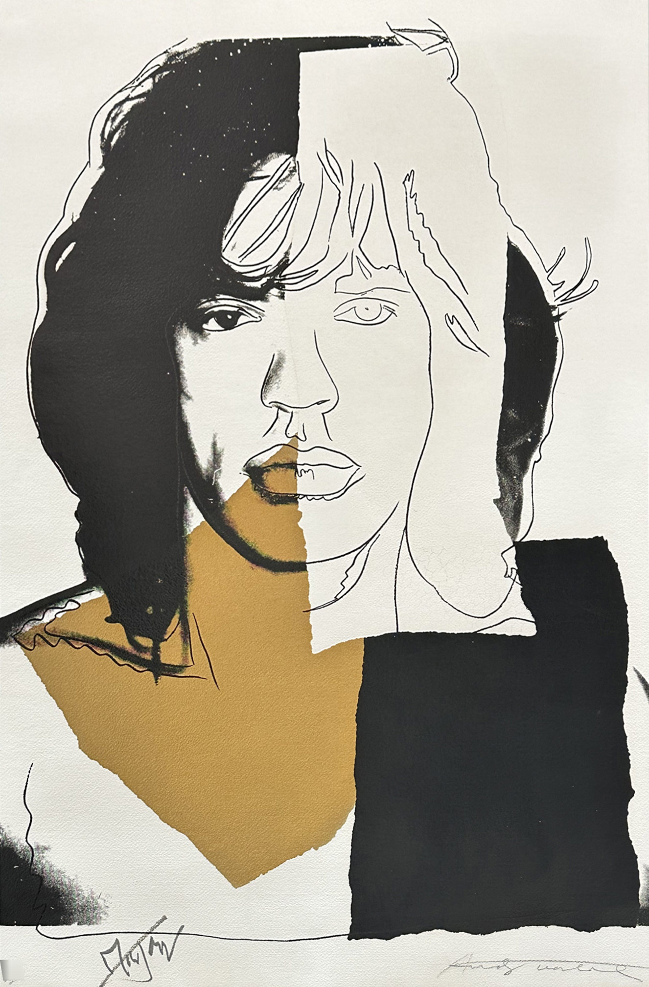Mick Jagger (fs Ii.146) by Andy Warhol